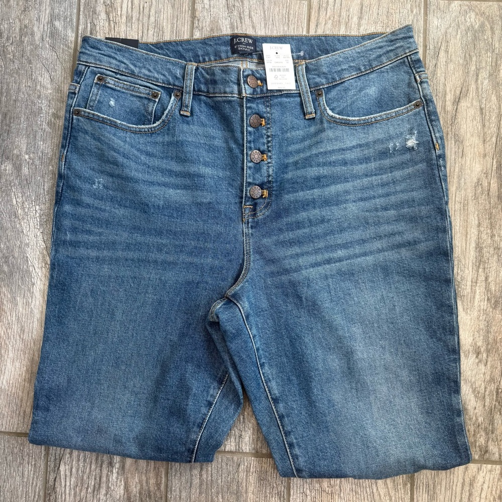 J. Crew high rise denim jeans